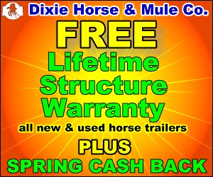 Over 200 trailers in stock at Dixie Horse and Mule
